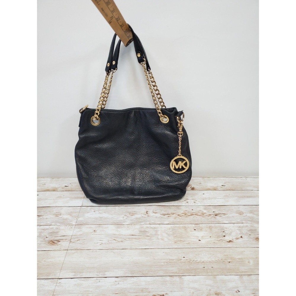 Michael Kors Black‎ Leather Sholder Bag